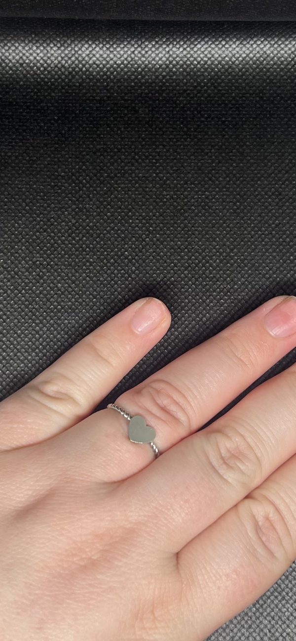 Heart Ring (zilverkleur)