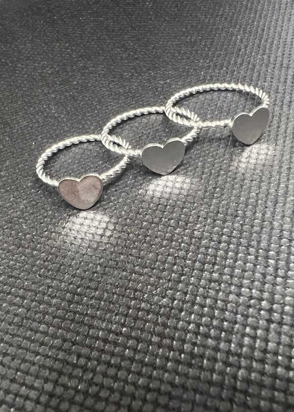 Heart Ring (zilverkleur)