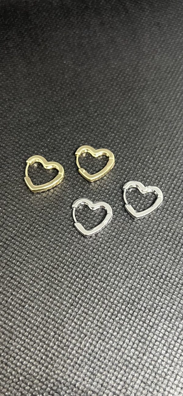 Hart Oorbellen (Goud of Zilver)