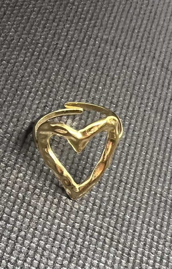 Ring OpenHart Goudkleurig